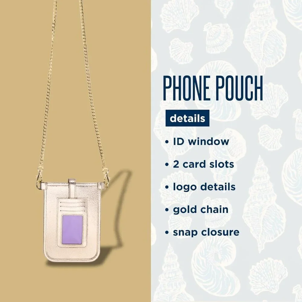 Crossbody Phone Purse Leatherette Compact Wallet with Card Slots ID Window